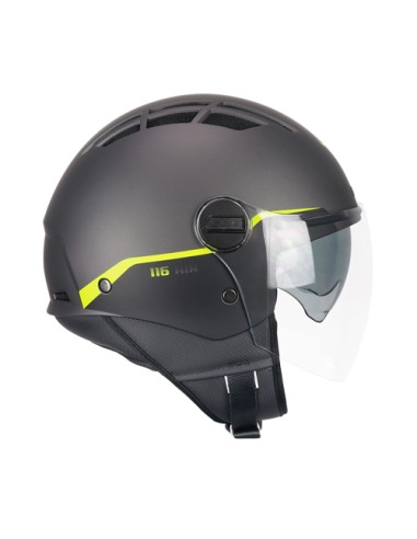 Casco AIR CGM 116G AIR BICO Grafite Giallo fluo opaco