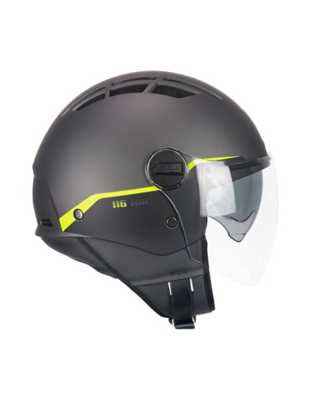 Casco AIR CGM 116G AIR BICO Grafite Giallo fluo opaco