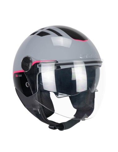 Casco AIR CGM 116G AIR BICO Grigio Fucsia fluo