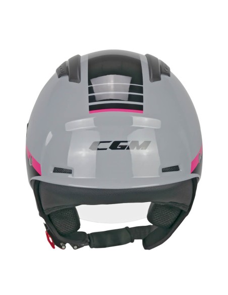 Casco AIR CGM 116G AIR BICO Grigio Fucsia fluo