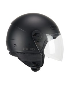 Casco DEMI-JET CGM 191A PIX MONO Nero opaco lunga