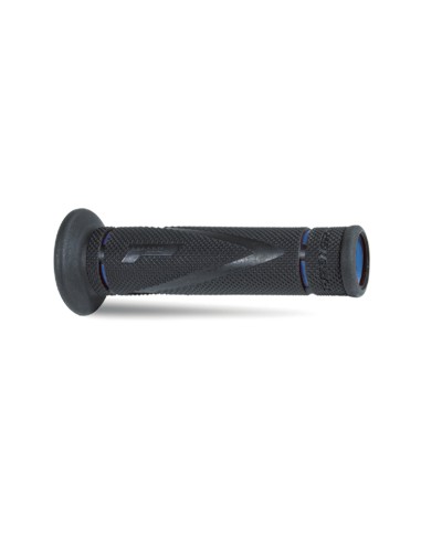 Manopole Progrip Road Forate 838 Blu Nero per Moto Universale