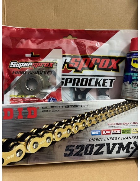 Kit Trasmissione DID 100799 per Kawasaki Z 800 dal 2013 al 2016