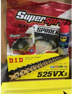 Kit Trasmissione DID 100527 per Yamaha TDM 900 dal 2002 al 2013 2