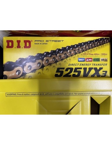 Kit Trasmissione DID 100527 per Yamaha TDM 900 dal 2002 al 2013