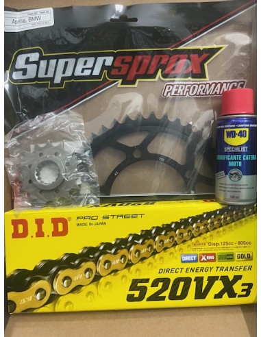 Kit Trasmissione DID 101771 per APRILIA 660 Tuareg E5 dal 2021 al 2025