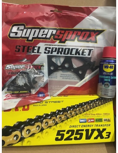 Kit Trasmissione DID 101802 per YAMAHA MT-09 890 dal 2021 al 2025