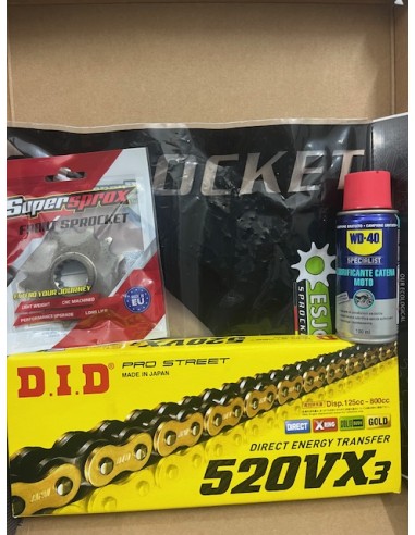 Kit Trasmissione DID 101884 per VOGE R Brivido E4/E5 500 dal 2021 al 2023