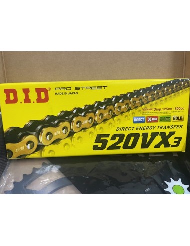 Kit Trasmissione DID 101884 per VOGE R Brivido E4/E5 500 dal 2021 al 2023