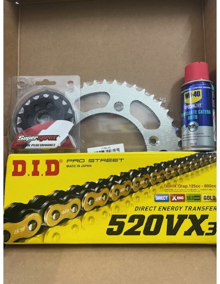 Kit Trasmissione DID 101879 per CF Moto NK 800 Advanced dal 2023 al 2024