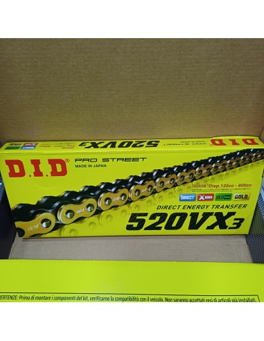 Kit Trasmissione DID 101640 per KTM Duke 890 dal 2021 al 2024