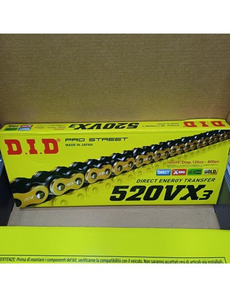 Kit Trasmissione DID 101640 per KTM Duke 890 dal 2021 al 2024