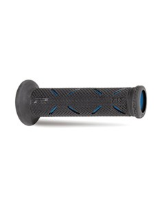 Manopole Progrip Dual Density Forate 717 Nere Blu