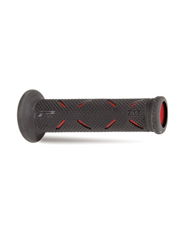 Manopole Progrip Dual Density Forate 717 Nere Rosse