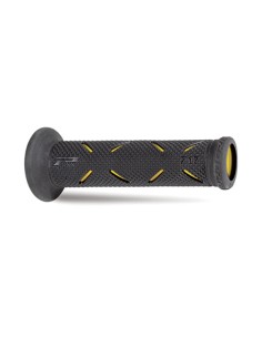 Manopole Progrip Dual Density Forate 717 Nere Giallo