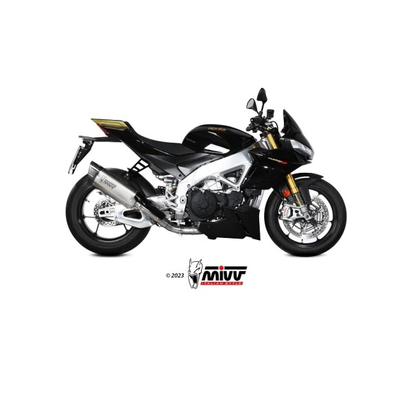 Terminale Scarico Mivv SR-1 in Titanio per Aprilia RSV4 Tuono V4 dal 2021 al 2023 A.015.LR1T