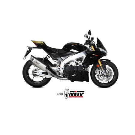 Terminale Scarico Mivv SR-1 in Titanio per Aprilia RSV4 Tuono V4 dal 2021 al 2023 A.015.LR1T