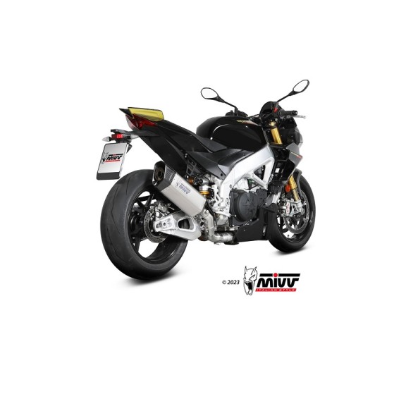 Terminale Scarico Mivv SR-1 in Titanio per Aprilia RSV4 Tuono V4 dal 2021 al 2023 A.015.LR1T