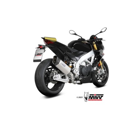 Terminale Scarico Mivv SR-1 in Titanio per Aprilia RSV4 Tuono V4 dal 2021 al 2023 A.015.LR1T