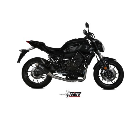Scarico Completo Mivv GP-PRO in Carbonio Alto per Yamaha MT-07 2014-2020