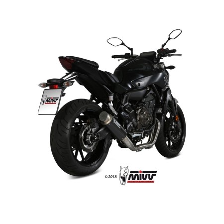 Scarico Completo Mivv GP-PRO in Carbonio Alto per Yamaha MT-07 2014-2020
