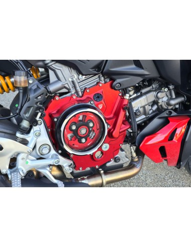 Carter Trasparente Cnc Racing per Ducati Panigale V2S 2025 CA511
