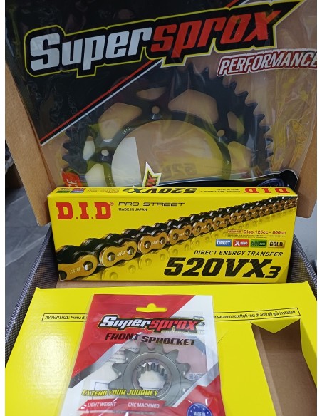 Kit Trasmissione DID 101762 per Fantic Caballero 500 Scrambler SC