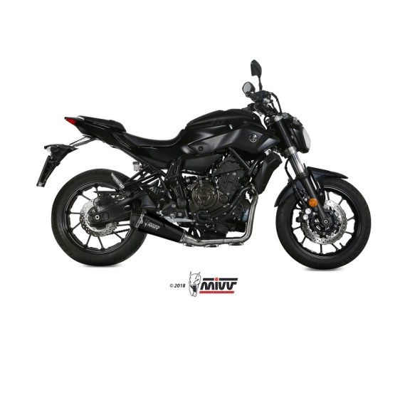 Scarico Completo Mivv Delta Race Inox Basso per Yamaha MT-07 2014-2020