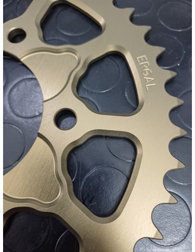 Corona Sitta in Ergal Ossido Duro Passo 520 per Ducati Panigale V4S 2025