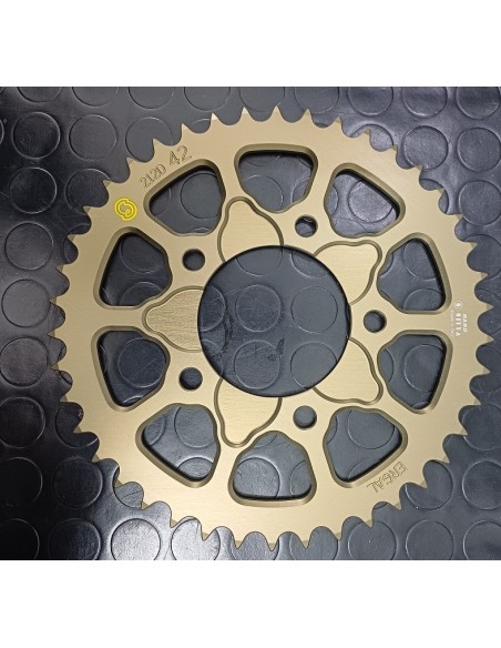 Corona Sitta in Ergal Ossido Duro Passo 520 per Ducati Streetfighter V4S 2025