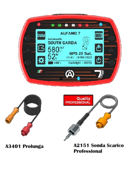 Cronometro Multifunzione Gps Alfano 7 1T 2026 Pack2 A1075-P2