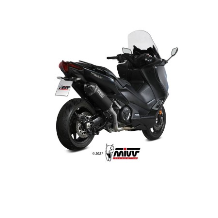 Scarico Completo Mivv Speed Edge Inox Nero per T-Max 560 Dal 2020 al 2023