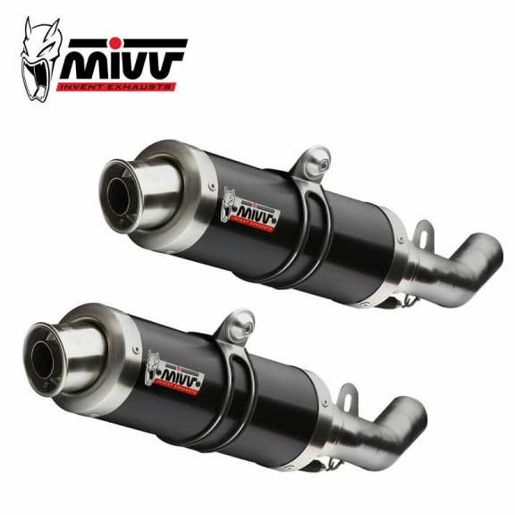 Terminali Scarico Mivv GP in Carbonio per Ducati Monster 620 dal 2002 al 2006