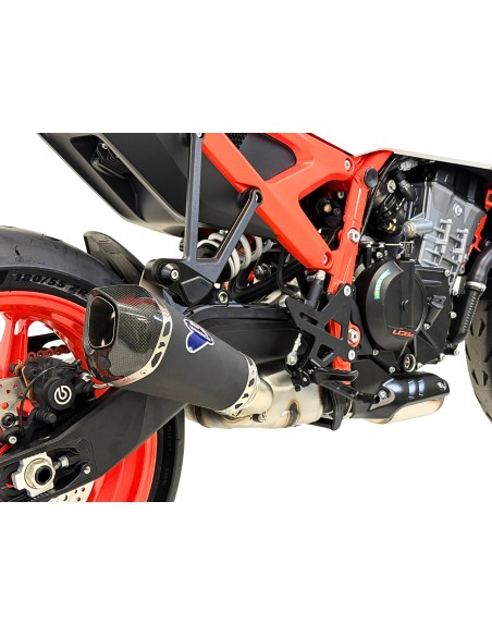 Terminale Scarico Termignoni Inox Nero KT38SO0140IBC per KTM Duke 990 2024-2026