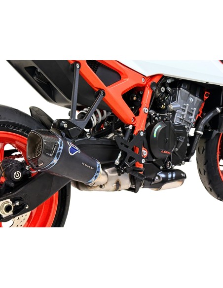 Scarico Termignoni Conical HEB in Titanio Nero KT38SO0640INC per KTM Duke 990 2024-2026