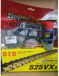 Kit Trasmissione DID 101894 per Benelli Kit BN GT 600 dal 2015 al 2016 2