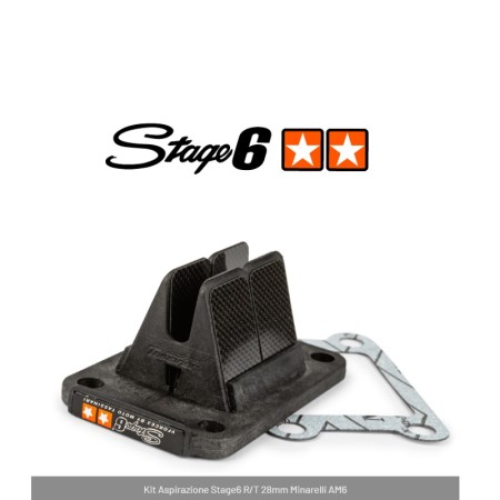 Kit Aspirazione Stage6 R/T 28mm per Minarelli AM6 S6-3918810 pacco lamellare