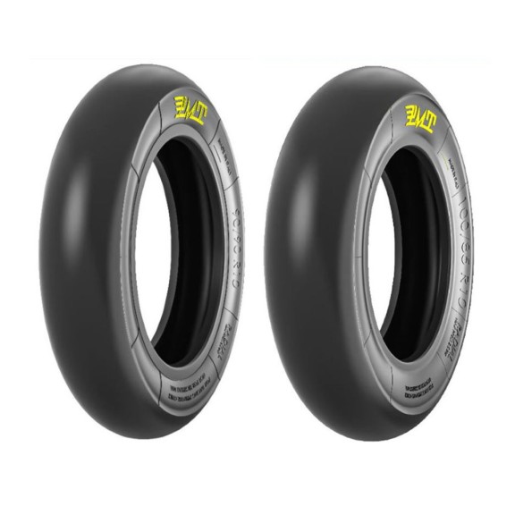 Gomme PMT Slick 90/90-10 100/85-10 Mescola M per Scooter Minimotard