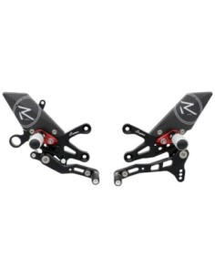 Pedane Lightech R Version cambio standard per Aprilia...