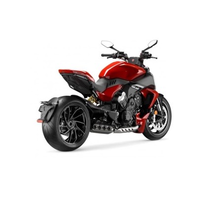 Scarico Completo Akrapovic In Titanio Racing Per Ducati Diavel V4 Dal 2023 96482171AA dettaglio moto laterale