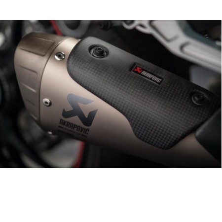 Coppia Terminali Di Scarico Akrapovic Racing In Titanio Per Ducati Panigale V4 2022 96482101A