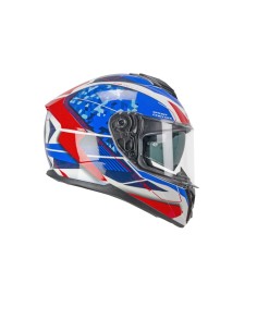 Casco Integrale CGM 360G KAD Race Blu Rosso
