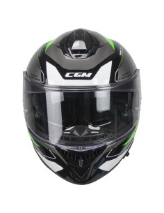 Casco Integrale CGM 360S KAD Race Grigio Verde 2