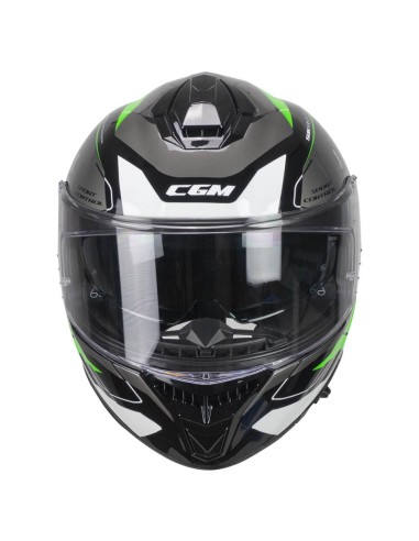 Casco Integrale CGM 360S KAD Race Grigio Verde