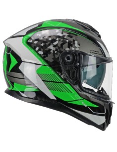 Casco Integrale CGM 360S KAD Race Grigio Verde