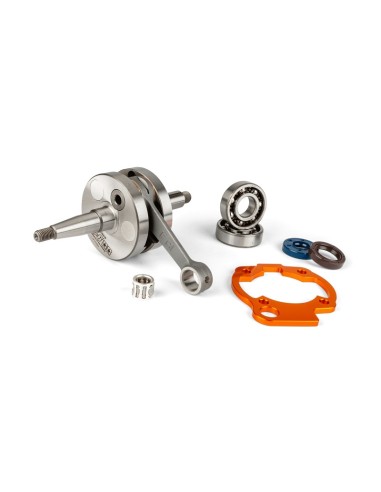 Albero motore con basetta per cilindro corsa 45 biella 90 Stage6 HPC per Minarelli AM6 S6-8018810/PACK01