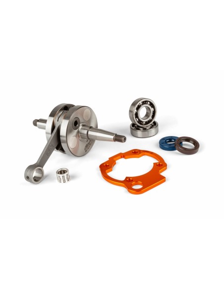 Albero motore con basetta per cilindro corsa 45 biella 90 Stage6 HPC per Minarelli AM6 S6-8018810/PACK01