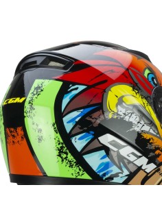 Casco Integrale Bambino CGM 265X Lucky Boxer Azzuro Rosso Verde 2