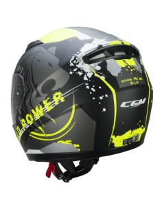 Casco Integrale Bambino CGM 265G Lucky Wild Nero Giallo fluo opaco 2