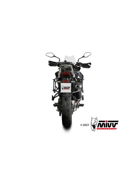 Terminale Scarico Mivv Oval in Carbonio Omologato per Benelli TRK 702 E.012.LEC